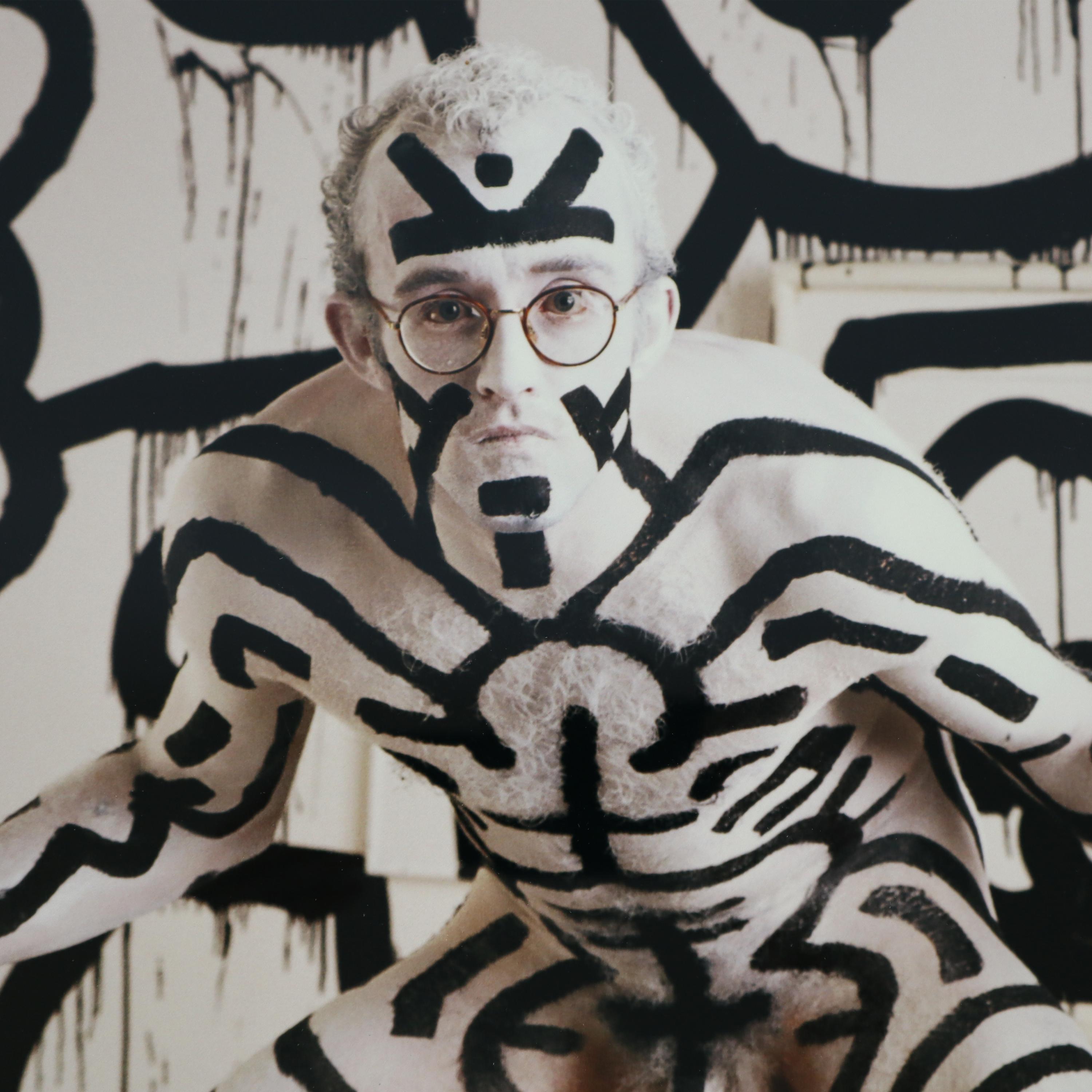 Keith Haring Portrait by Annie Leibovitz, Iconic shot, Alluminium Print For Sale 3