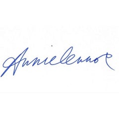 Vintage Annie Lennox Autograph