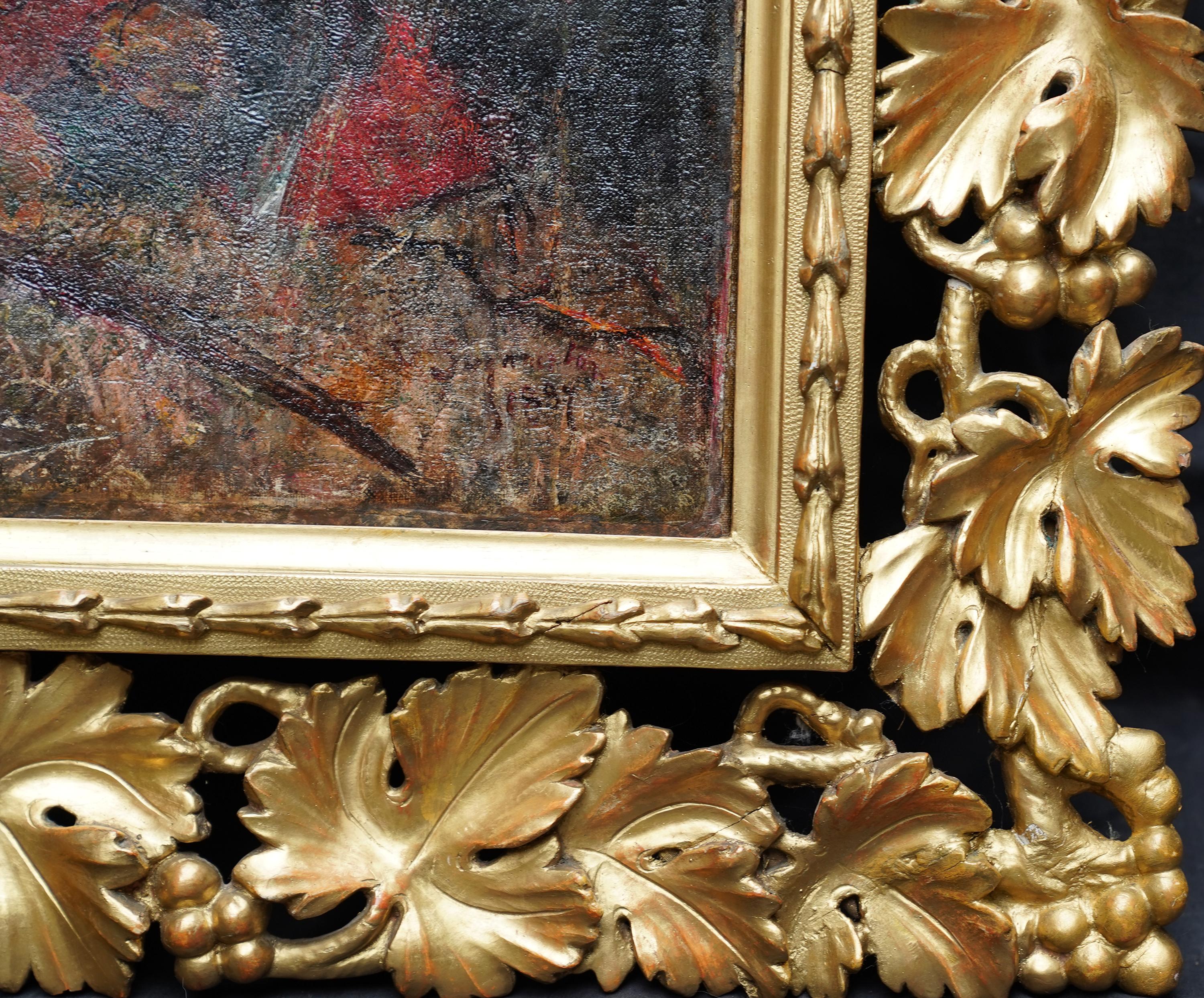 Fanciulla del bosco vittoriana - ritratto di artista femminile britannico del XIX secolo dipinto ad olio in vendita 5