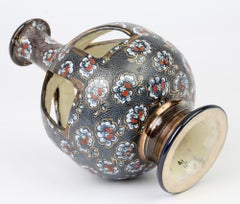 Annie Lyons for Doulton Lambeth Slaters Rare Reticulated Pot Pourri Vase