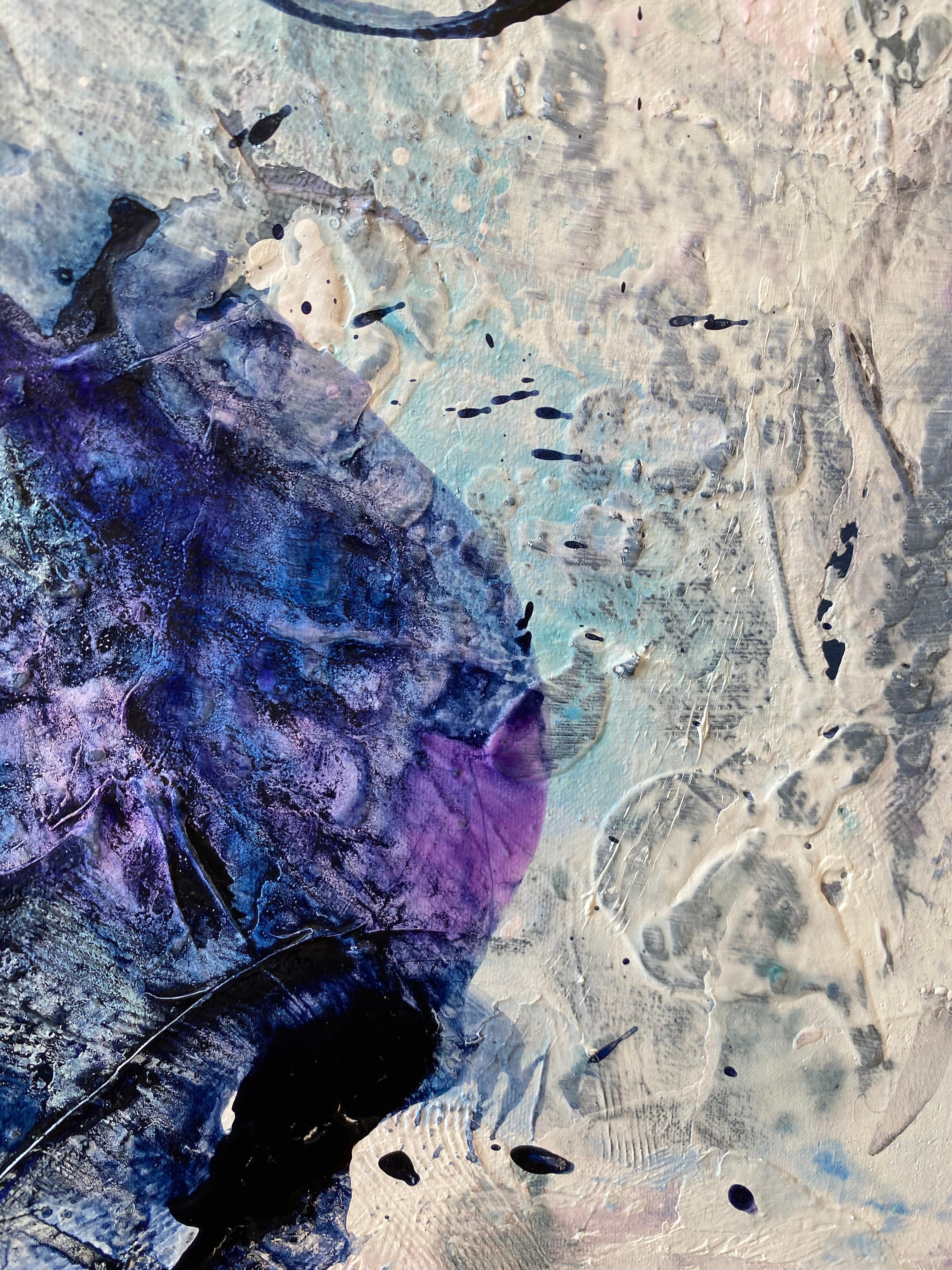 Off Balance, 2020, Mixed Media, Abstract Painting on Canvas, Signed 1