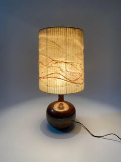 La Borne French ceramic Table Lamp, 1975