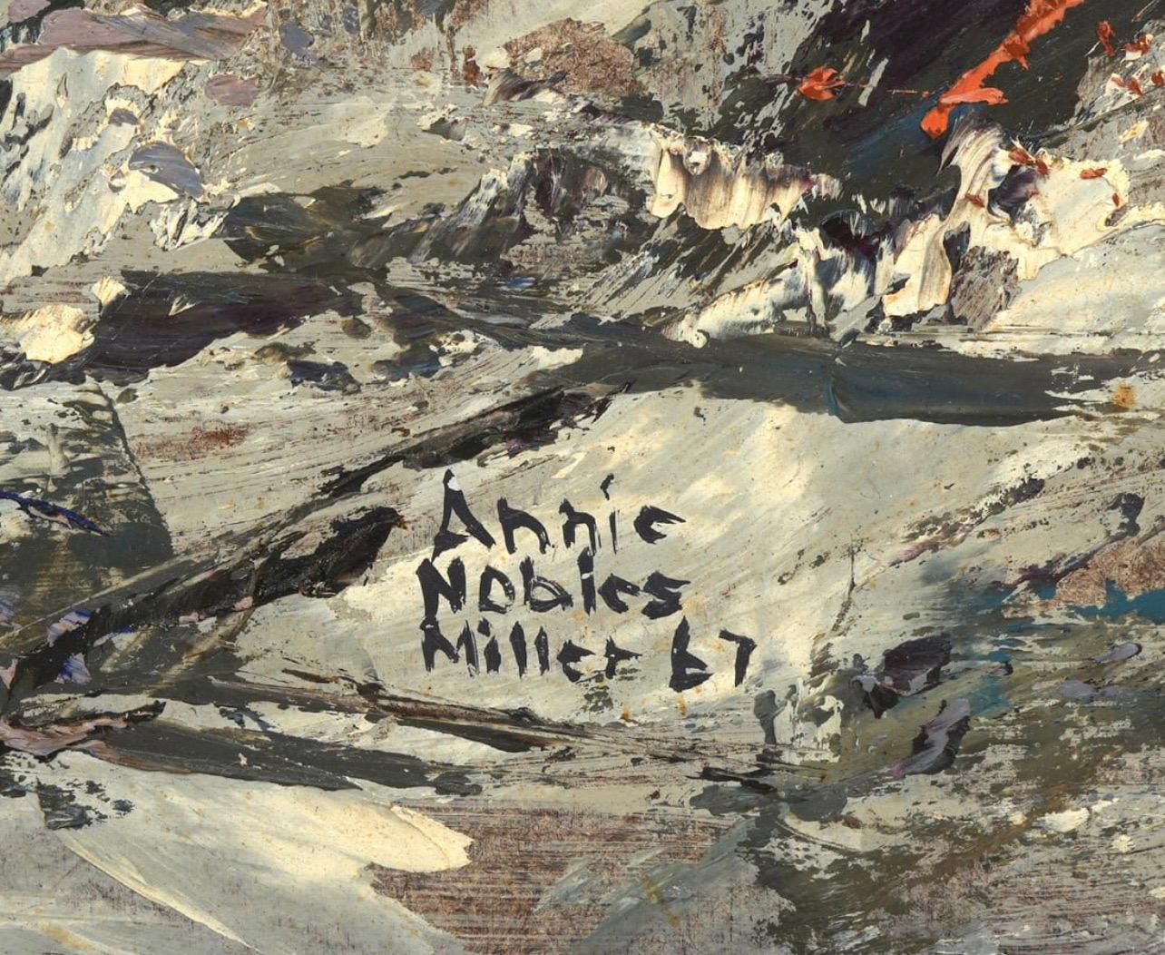 Ölgemälde Afrikanische amerikanische Frau, Kunst Annie Nobles Miller, Indian River, Florida im Angebot 5
