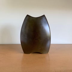 Annie Palisot Enameled Ceramic Vase , circa 1970, Belgium.