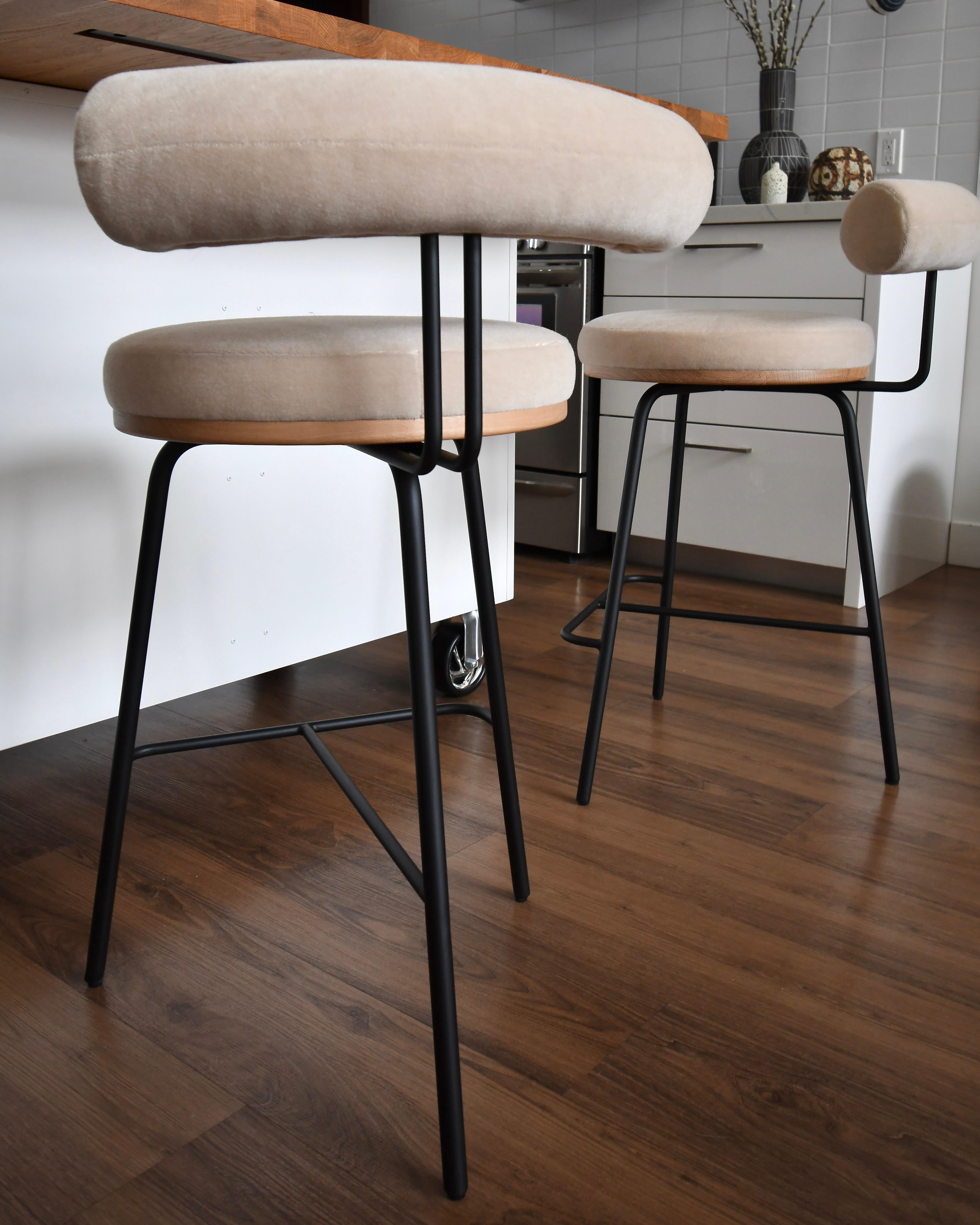 Blanchi Tabouret Annie en vente