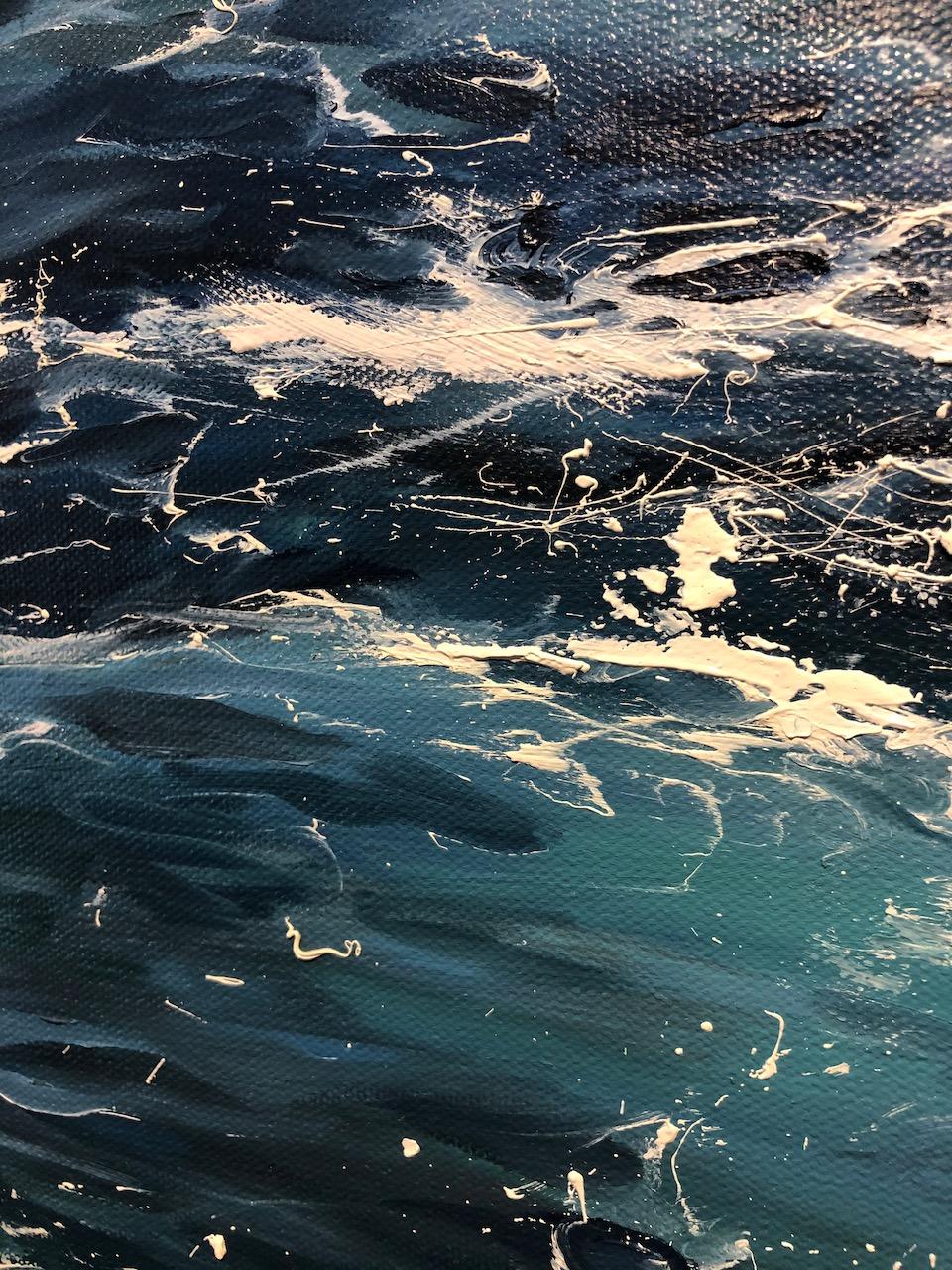 ocean wave oil painting