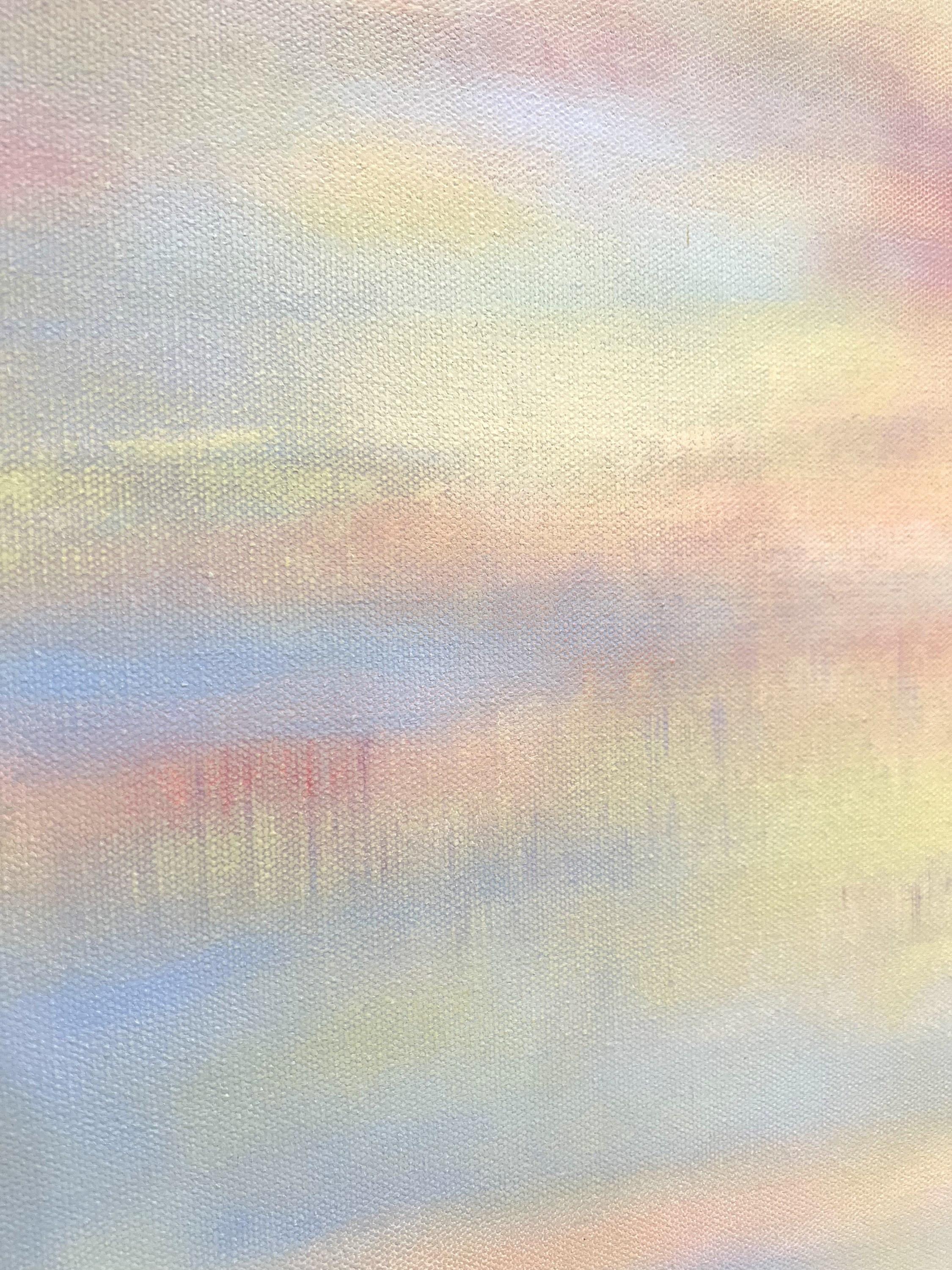 Inside a Cloud (Finestra, Paesaggio, Caldo, Bluesy, Sognante, ~29% OFF) in vendita 2