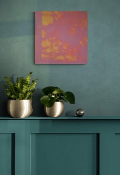 Untitled I (Skyscape, Warm, Glowing, Abstract, Pulsating, Lilac, Pink, Yellow)