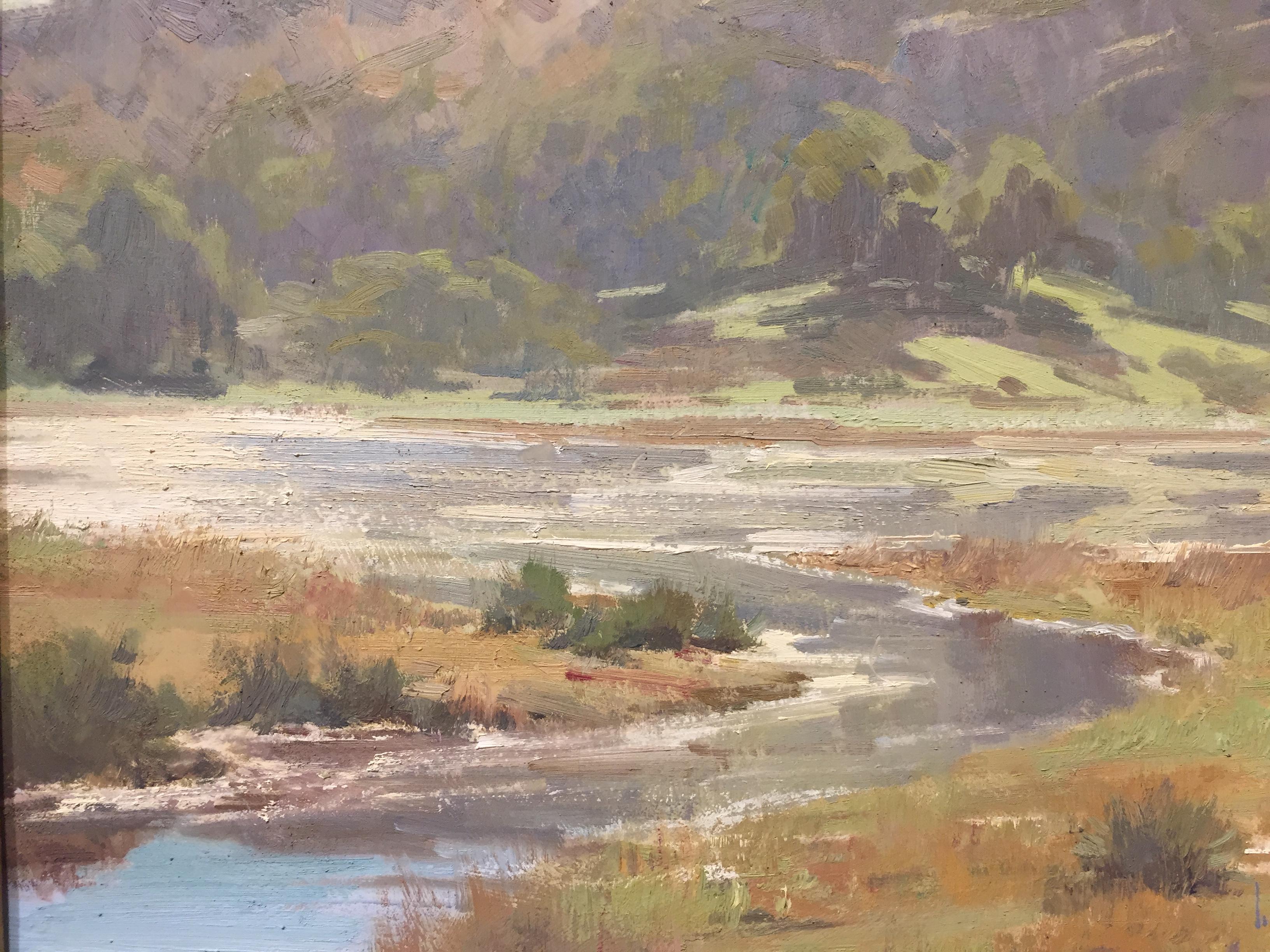 California artist Ben Young enjoys painting en plein air and he shares his passion for art with students at Watts Atelier in coastal Encinitas. Annie's Canyon trail offers breathtaking views of the ocean and lagoon below, along with shrubs that call