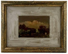Landschaft – Ölgemälde von Pietro Annigoni – Mitte des 20. Jahrhunderts