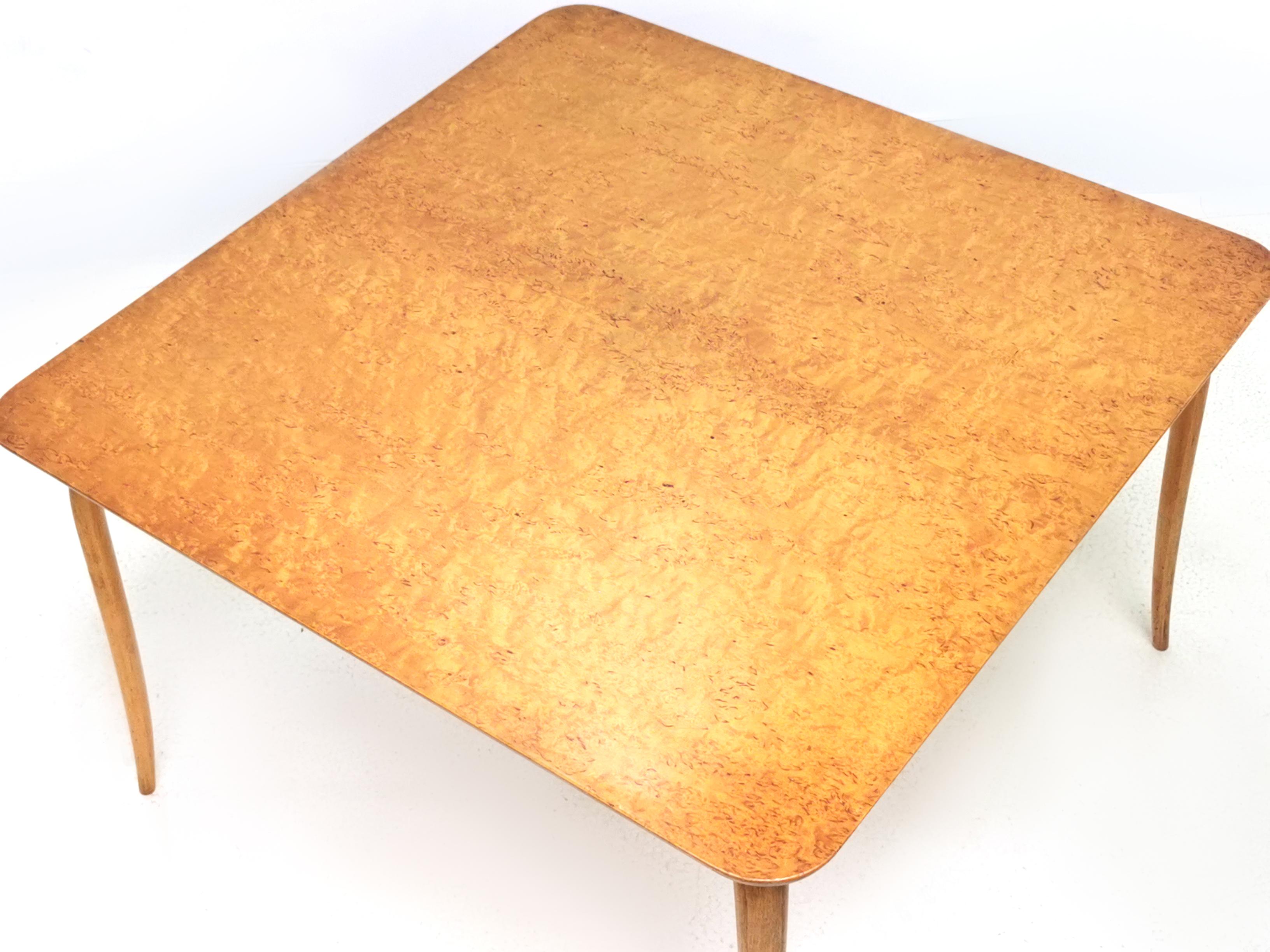 Mid-Century Modern Annika Birdseye Maple Coffee Table by Bruno Mathsson