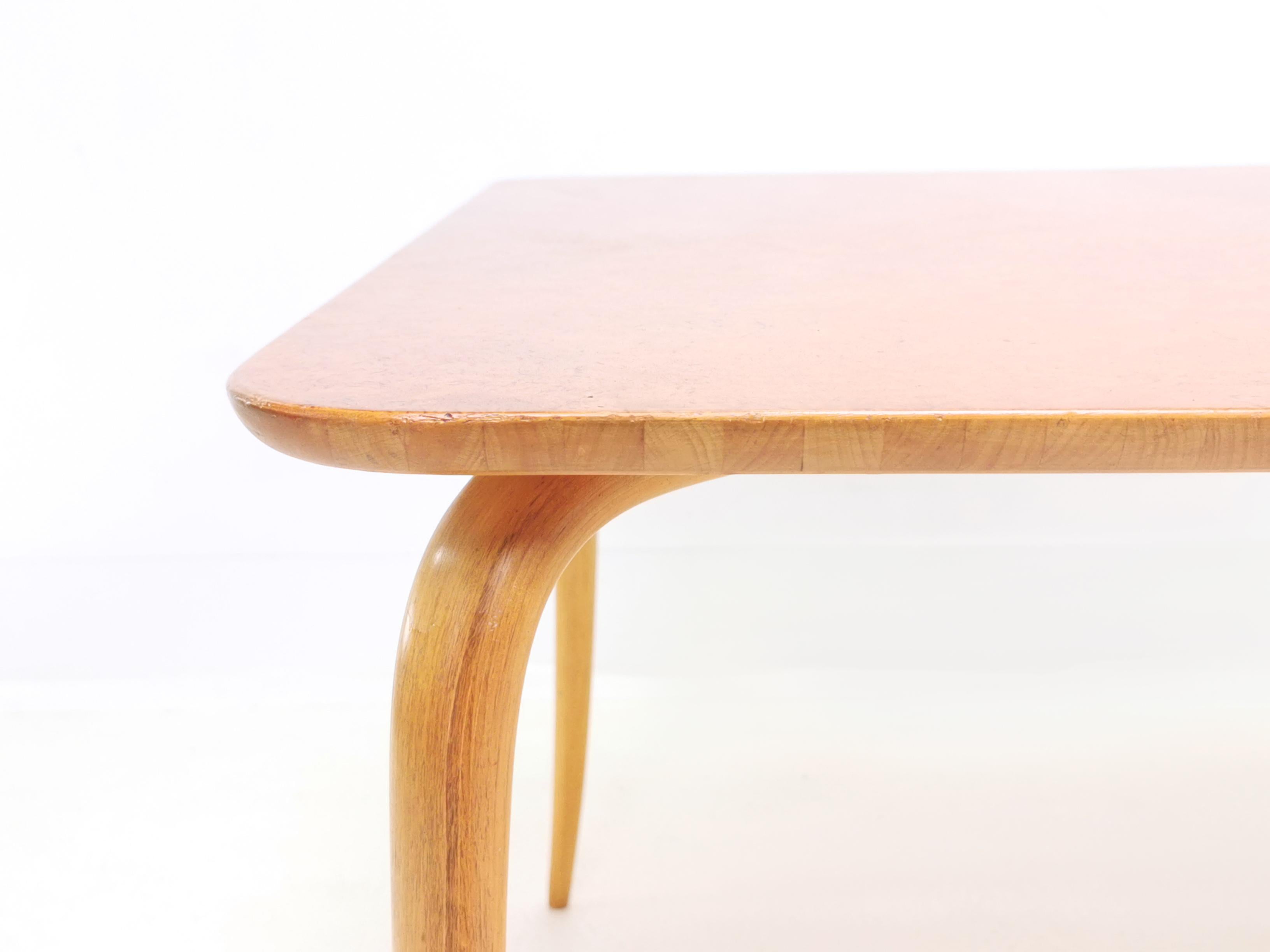 Annika Birdseye Maple Coffee Table by Bruno Mathsson In Good Condition In STOKE ON TRENT, GB