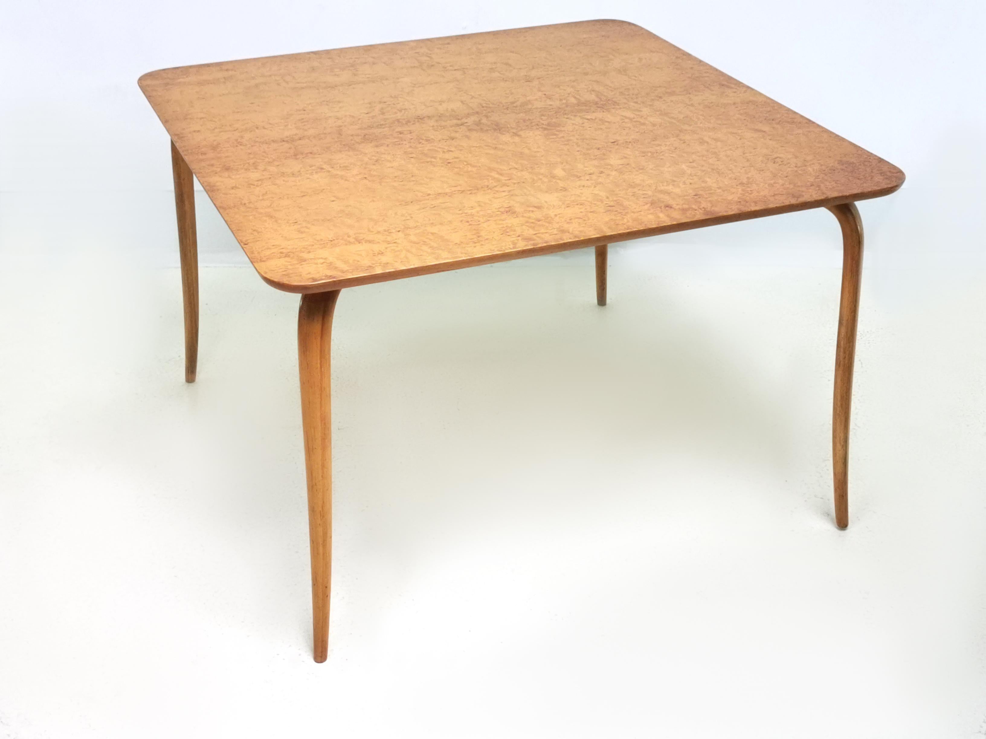 Annika Birdseye Maple Coffee Table by Bruno Mathsson 2