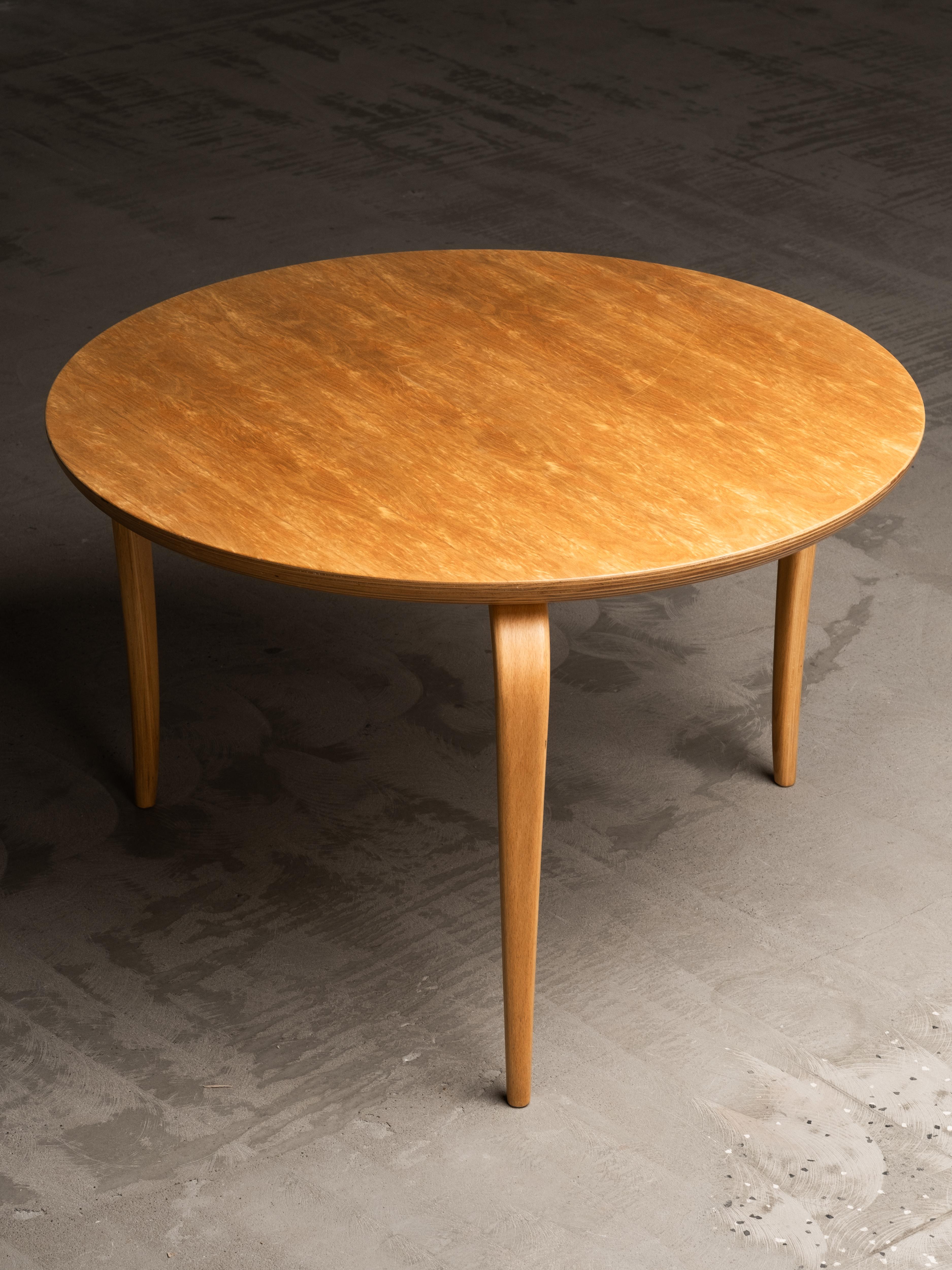 “Annika” Curly Birch Coffee Table by Bruno Mathsson for Dux, Sweden, 1960s For Sale 10