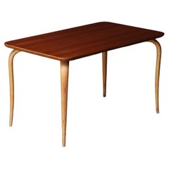 “Annika” Side Table by Bruno Mathsson, Teak, Beech, Sweden 1950