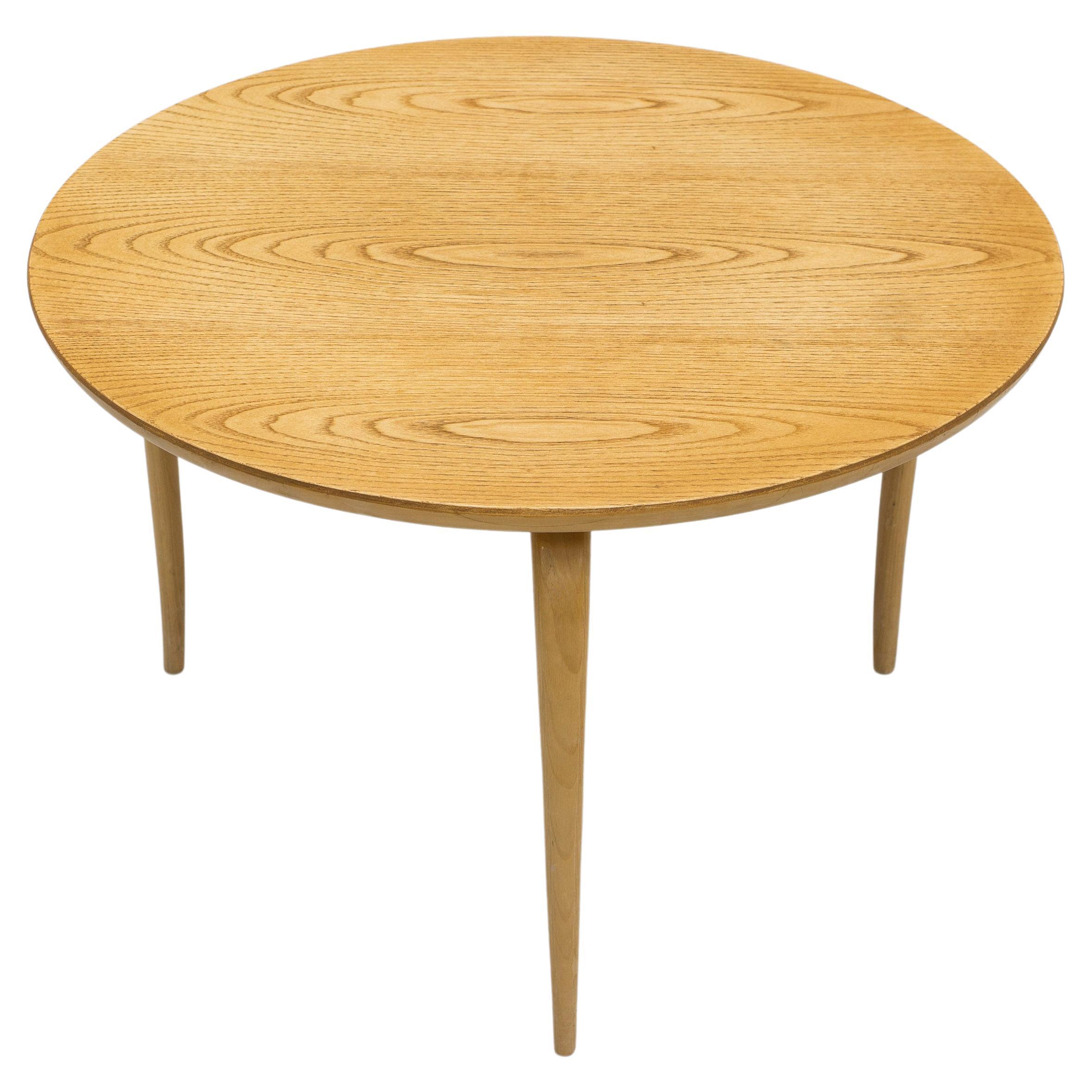 Table d'appoint Annika en frêne de Bruno Mathsson, Firma Karl Mathsson, 1973