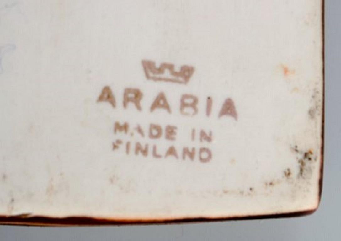 Annikki Hovisaari for Arabia, Large Wall Plaque in Glazed Ceramics In Good Condition In Copenhagen, DK