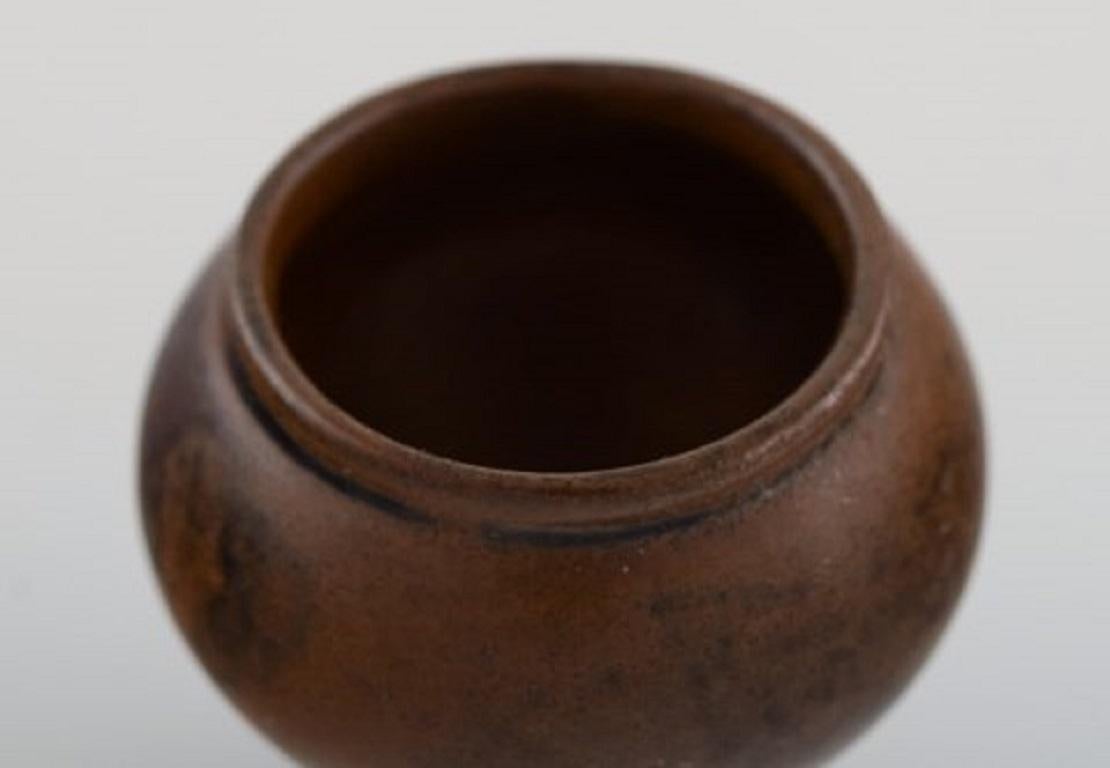 Finnish Annikki Hovisaari for Arabia, Miniature Vase in Glazed Ceramics