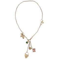 Annina Vogel Bespoke Gold Charm Signatures Necklace