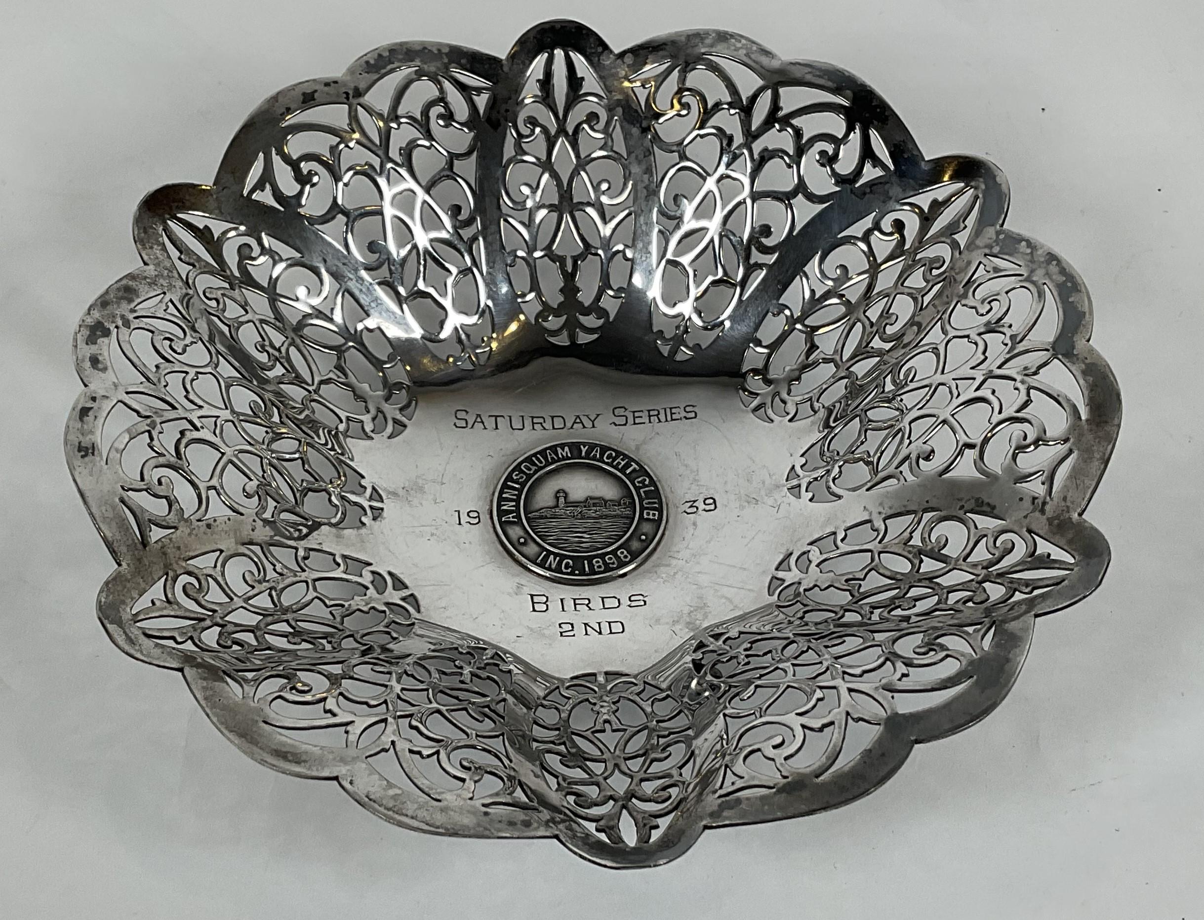 Trofeo del Club Náutico de Annisquam de 1939 Chapado en plata en venta