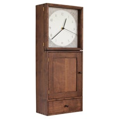Anniversary Clock - Modern Shaker Wall-Mounted Clock Cabinet by Kierstin Siegl 