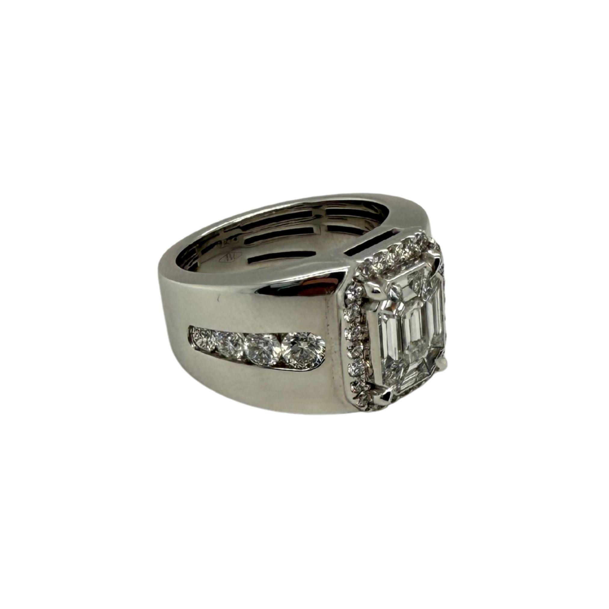 Bague ANNIVERSAIRE en or blanc 18 carats avec diamants naturels Neuf - En vente à Monte-Carlo, MC