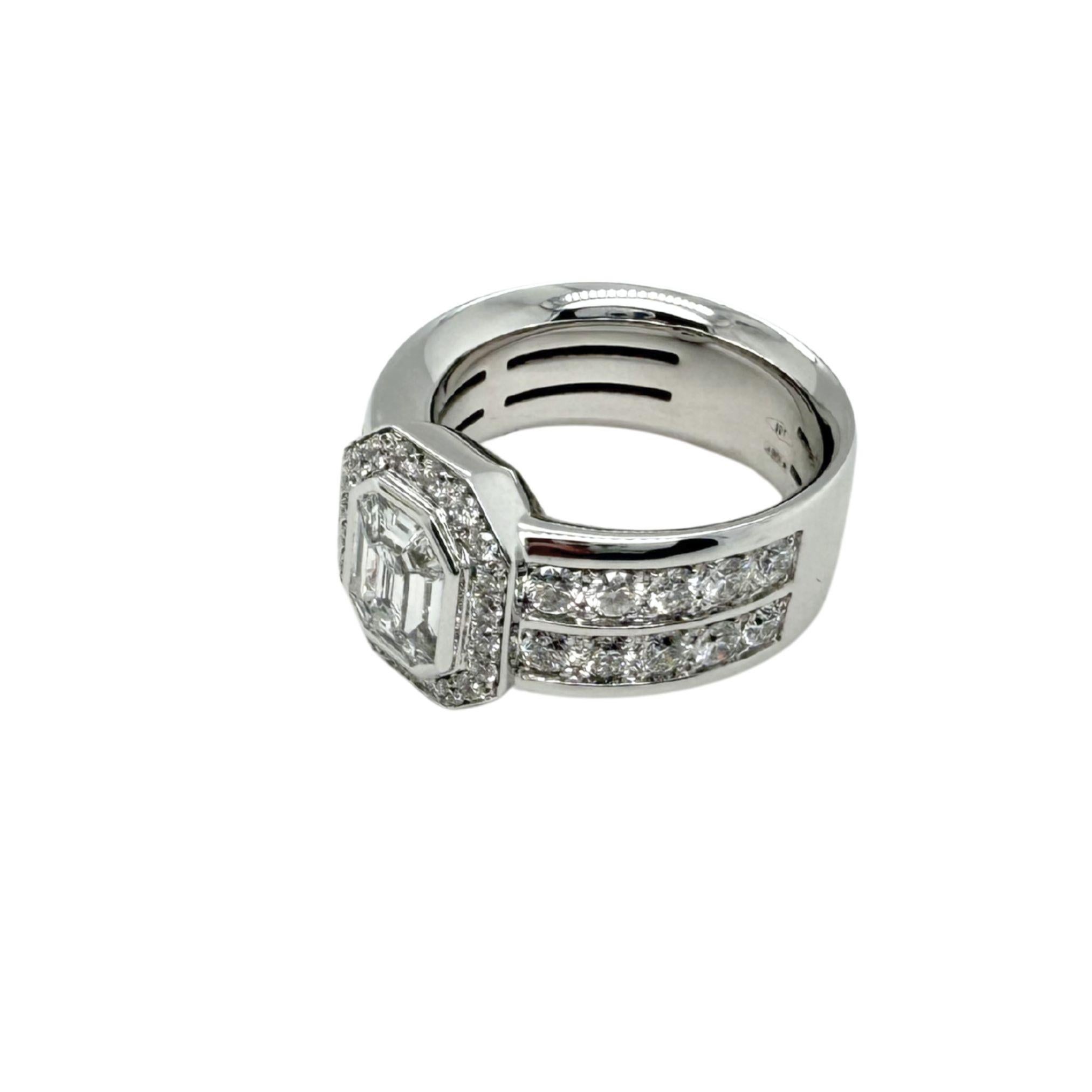 ANNIVERSARY Ring aus 18K Weißgold mit natürlichen Diamanten im Angebot 2