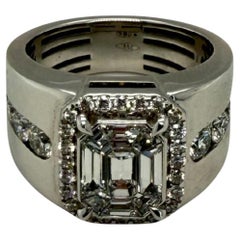 ANNIVERSARY Ring in 18K White Gold with Natural Diamonds