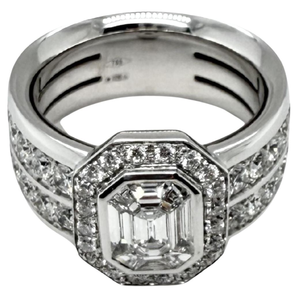 ANNIVERSARY Ring aus 18K Weißgold mit natürlichen Diamanten