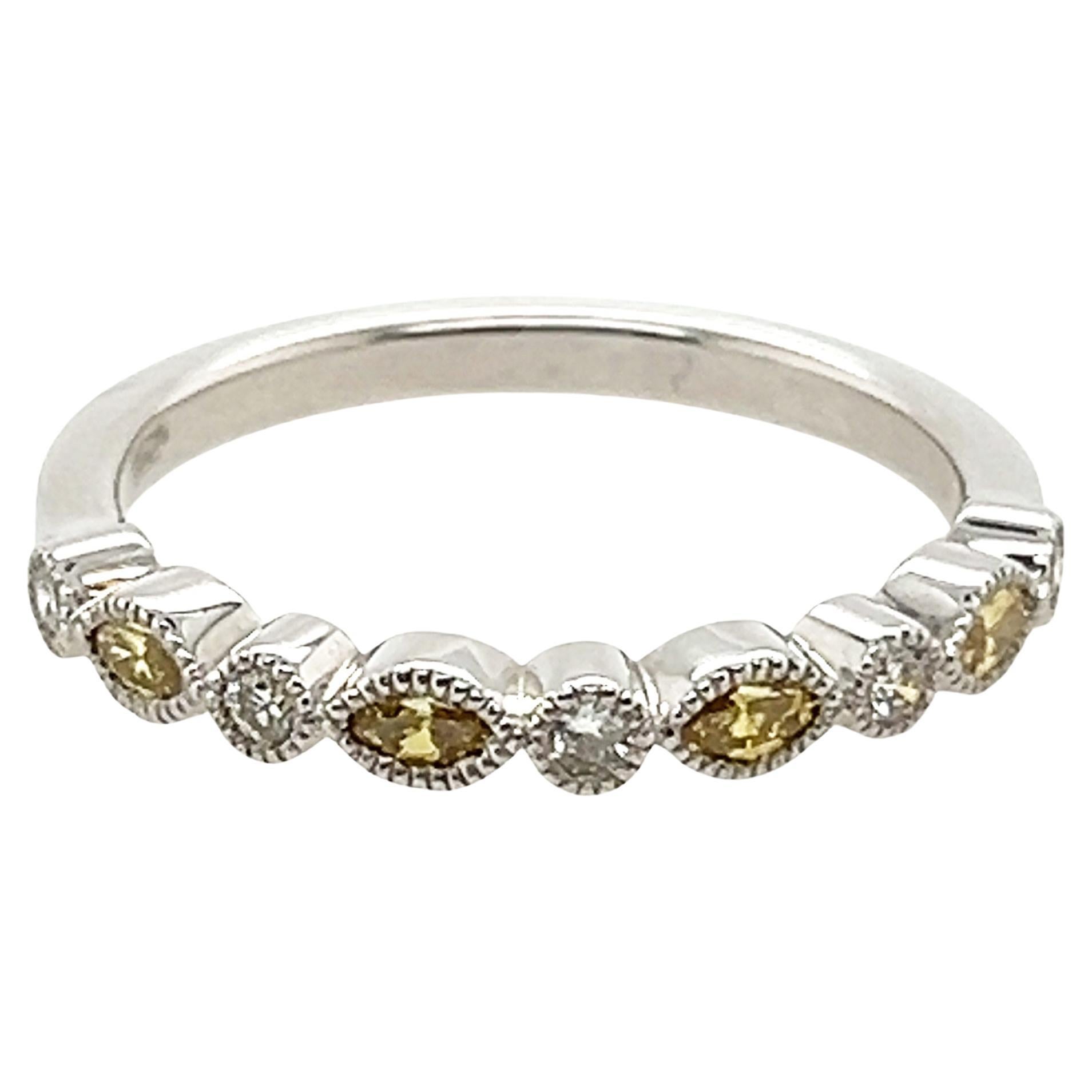 Anello Anniversario Nature Fancy Vivid Diamonds .28ct