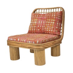 Annka Armchair in Stained Rattan, Plywood and HR Foam by POPUS EDITIONS