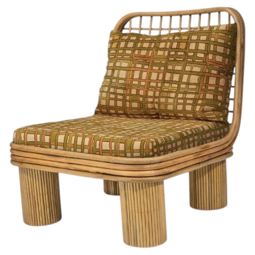 Annka Sessel aus gebeiztem Rattan, Sperrholz und HR-Schaum von POPUS EDITIONS