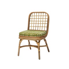 Annka Chair in Stained Rattan, Plywood and HR Foam by POPUS EDITIONS