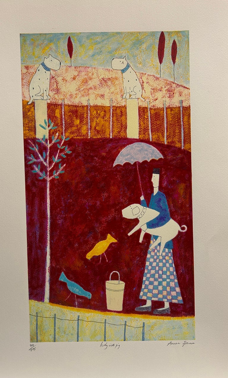 Lady With Pig, image size:768x1270