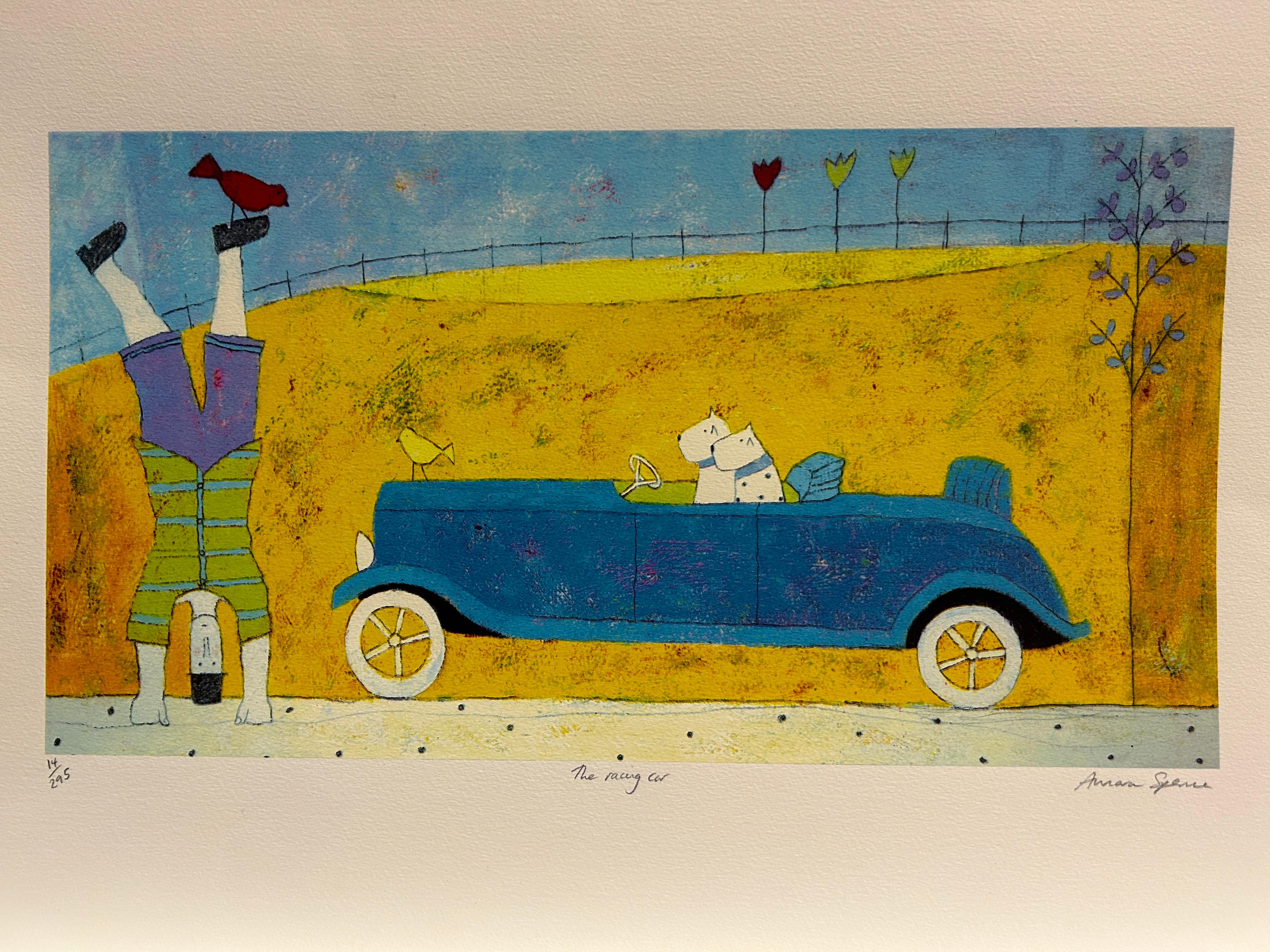 The Racing Car - Print by Annora Spence