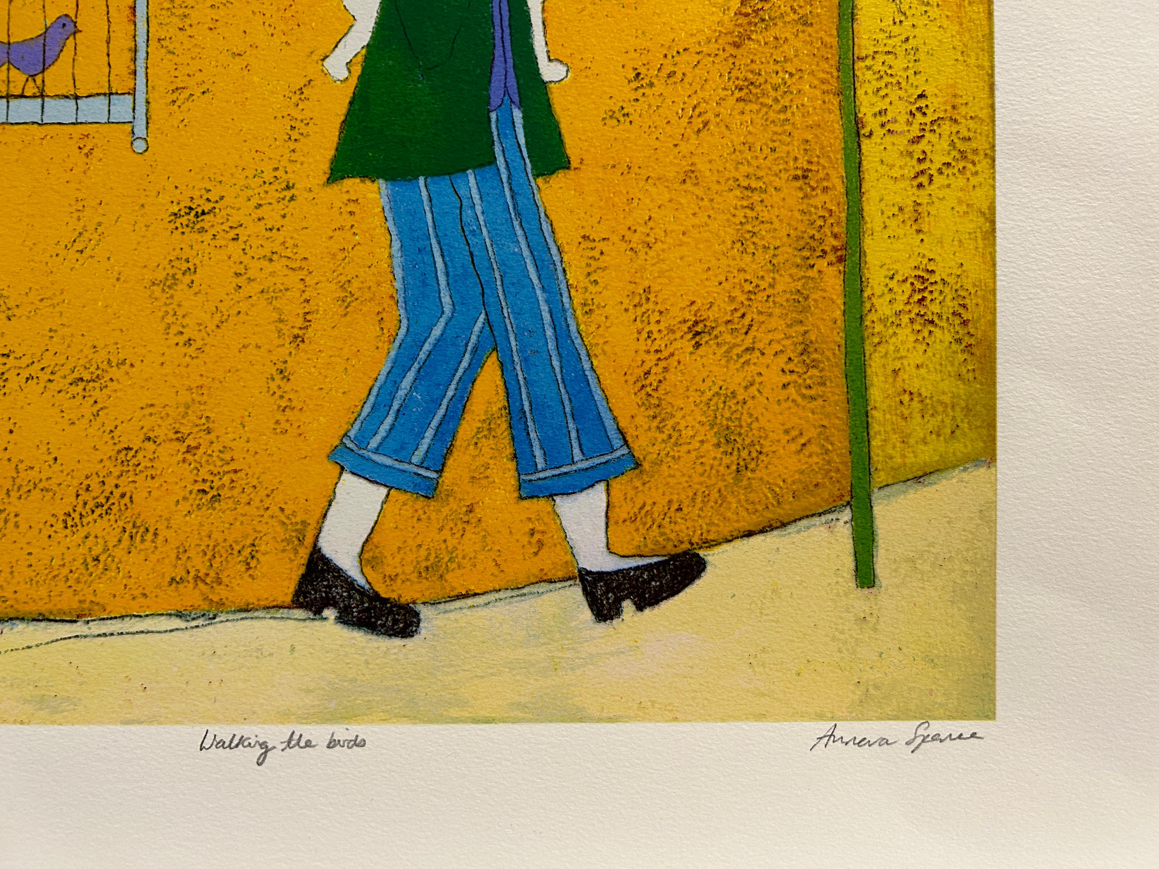 Walking the Birds - Print by Annora Spence