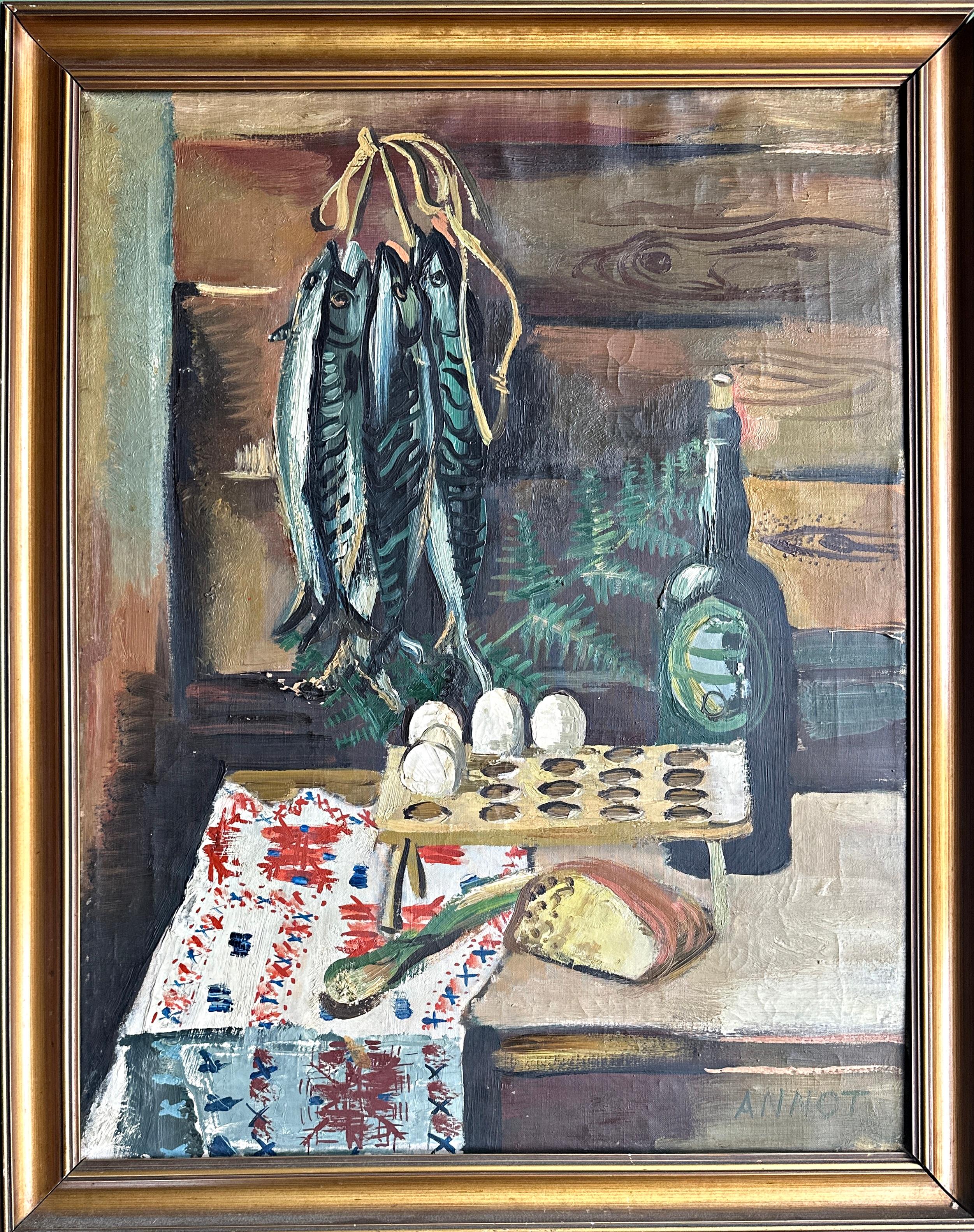 "Still Life around 1920" German/US painter of the Berlin Secession Oil on canvas