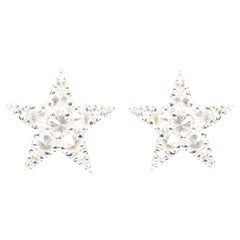 Annoushka Love Diamonds 18K White Gold Diamond Star Stud Earrings 