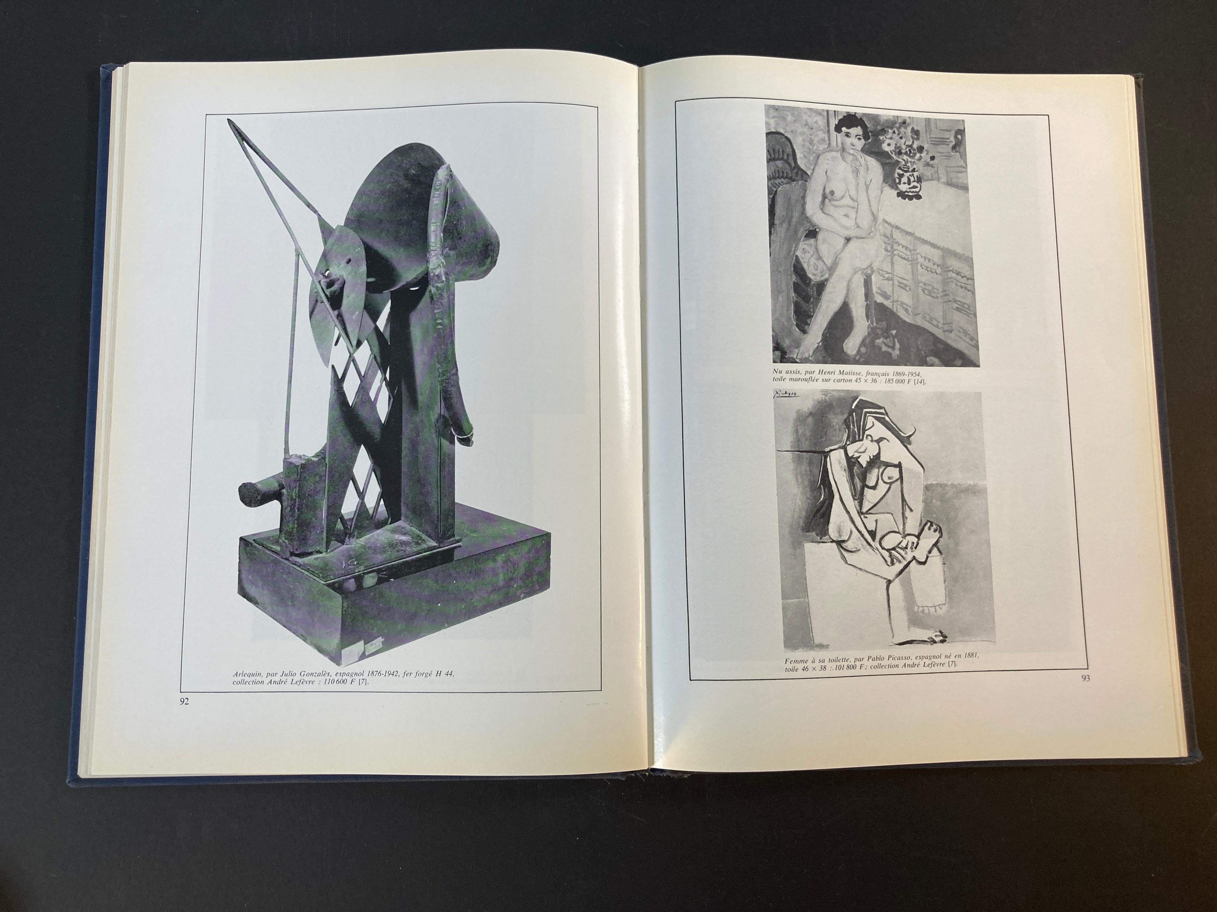 Paper Annuaire connaissance des arts 1968 des ventes publiques en France Hardcover For Sale
