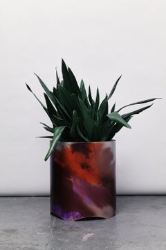 Anodised Aluminium Planter / Vessel Multi-Coloured from Cosmos collection