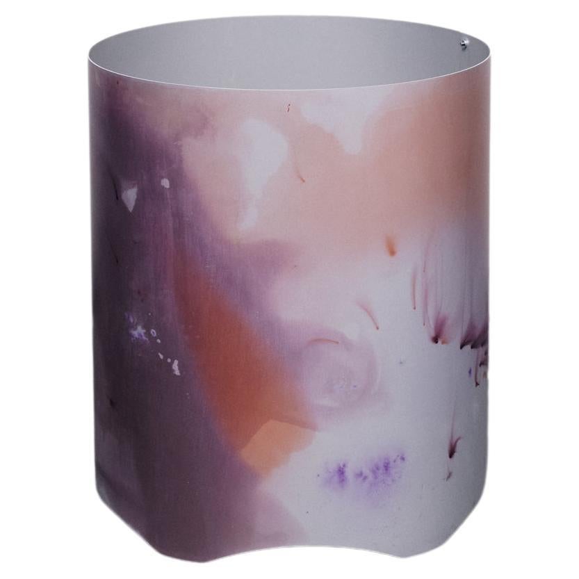 Jardinière/vase multicolore en aluminium anodisé de la collection Cosmos