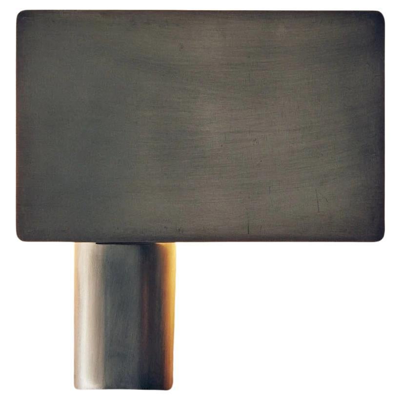 Contemporary Anodised Aluminum Shield Wall Light by Henry Wilson
