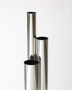 Stehlampe aus eloxiertem Aluminium Skyscraper von Pat Hoffman, Vereinigte Staaten, um 1970