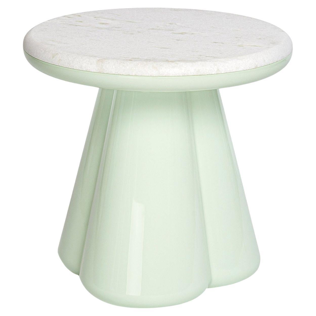 Anodo Mint Green Side Table For Sale