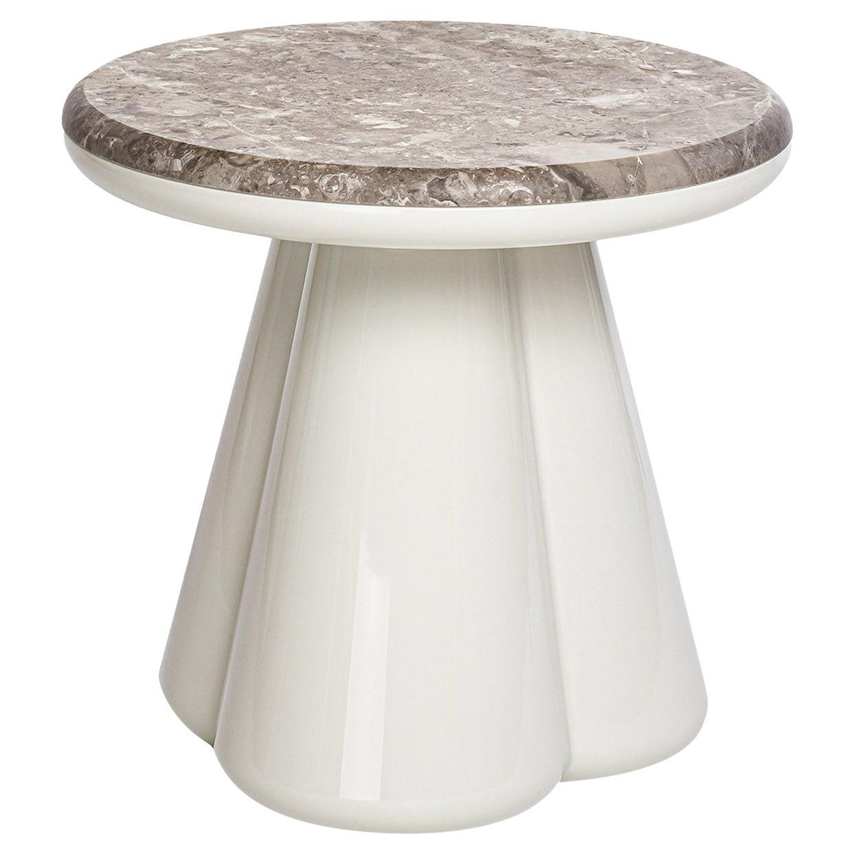 Anodo White Side Table #1 For Sale