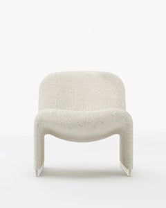 Anonima Castelli Alky Armchair in Bouclé Fabric by Giancarlo Piretti, 1970