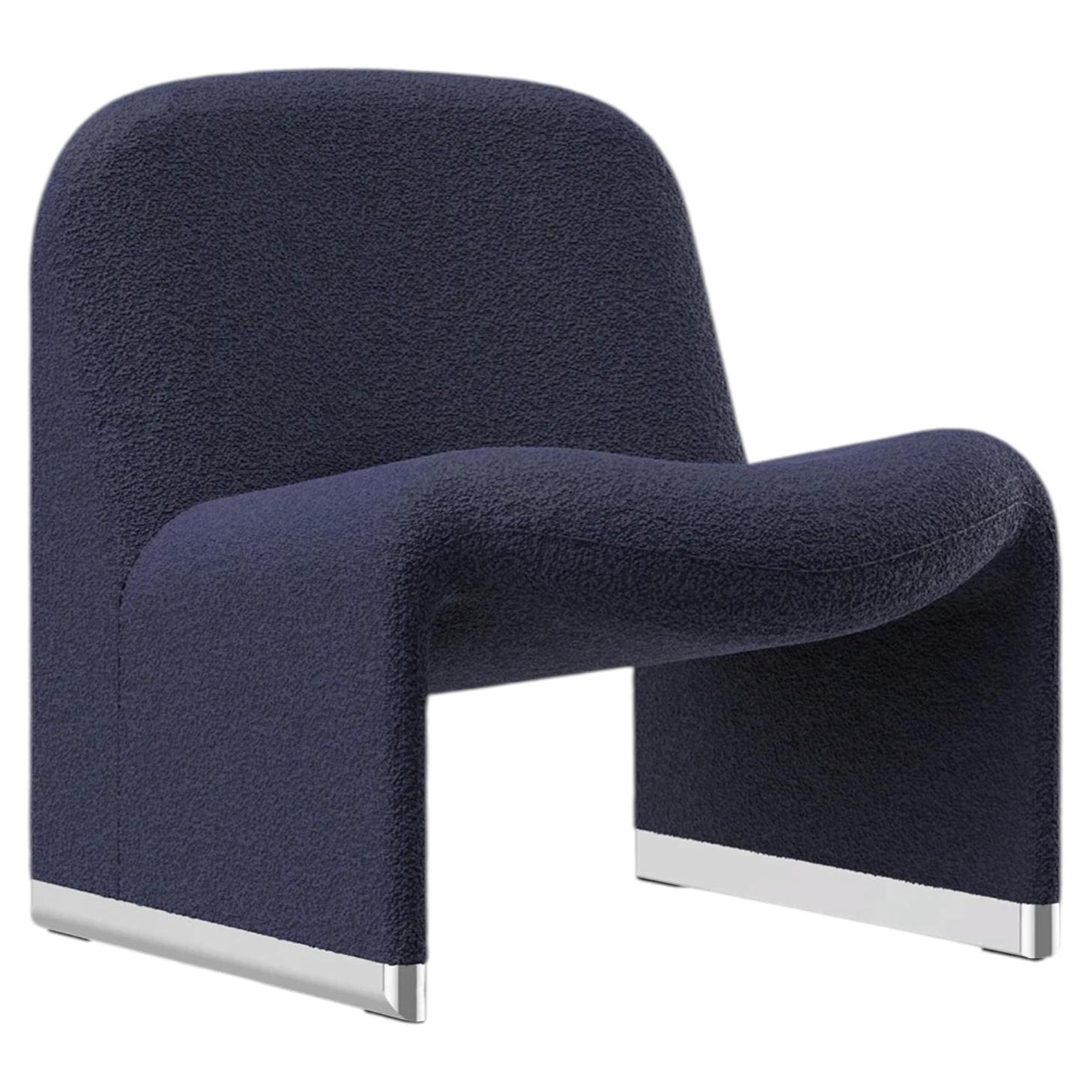 Fauteuil Anonima Castelli en tissu bouclé par Giancarlo Piretti, 1970 en vente