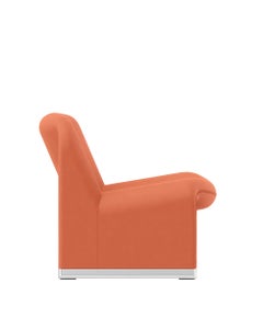 Anonima Castelli Alky Armchair in Microvelvet Fabric by Giancarlo Piretti, 1970
