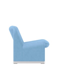 Fauteuil Anonima Castelli Alky en tissu microvelours par Giancarlo Piretti, 1970