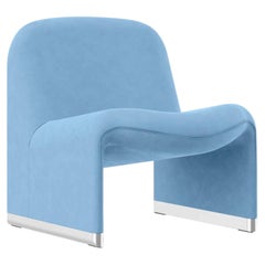 Fauteuil Anonima Castelli Alky en tissu microvelours par Giancarlo Piretti, 1970